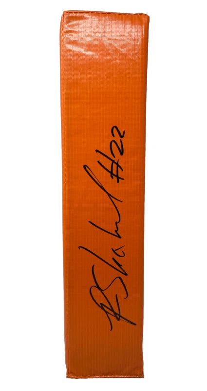 Rashid Shaheed Autographed End Zone Pylon Beckett Witnessed