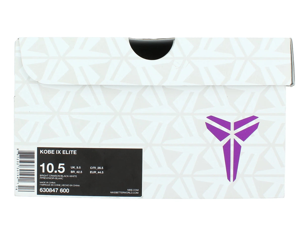 Kobe Bryant Autographed Nike Elite IX "Christmas Day" Shoes Panini