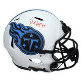 DeAndre Hopkins Autographed Tennessee Titans Speed Lunar Eclipse Authentic Helmet Beckett Witnessed