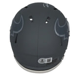 Dalton Schultz Autographed Houston Texans Slate Speed Mini Helmet Beckett Witnessed