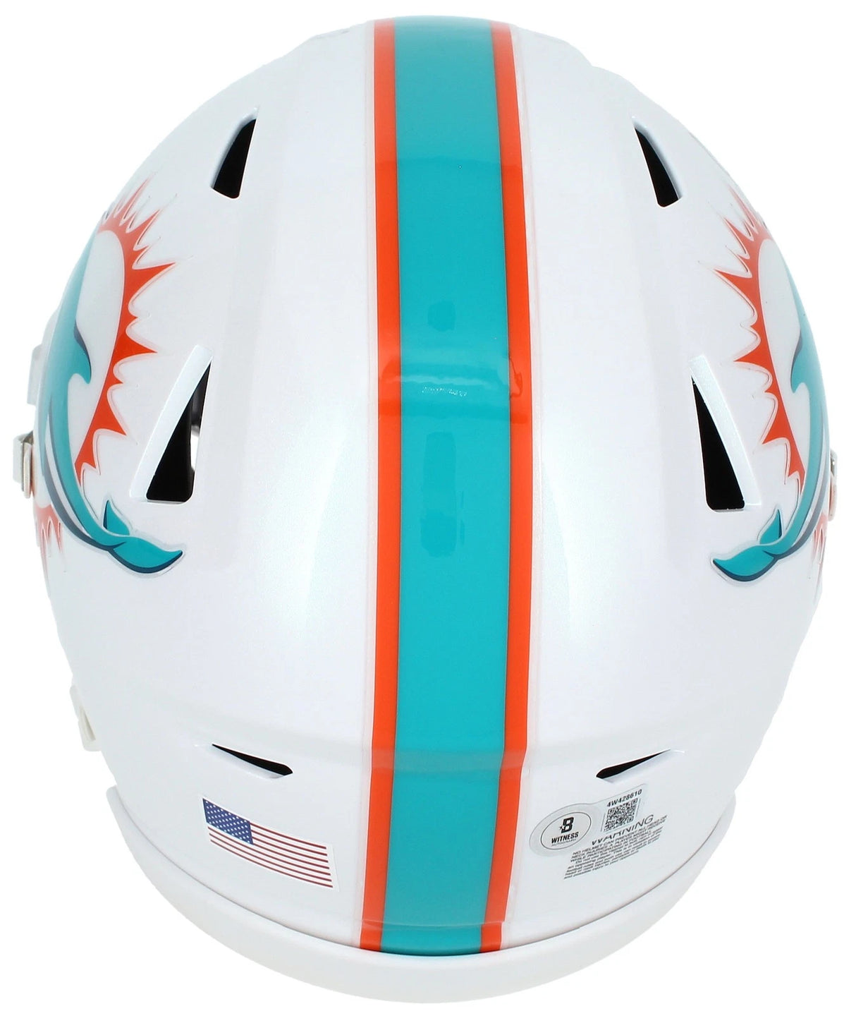 Ricky Williams Autographed Miami Dolphins Speedflex Midi Helmet Beckett Witnessed