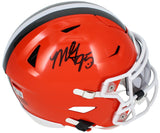 Myles Garrett Autographed Cleveland Browns Speedflex Midi Helmet Beckett Witnessed