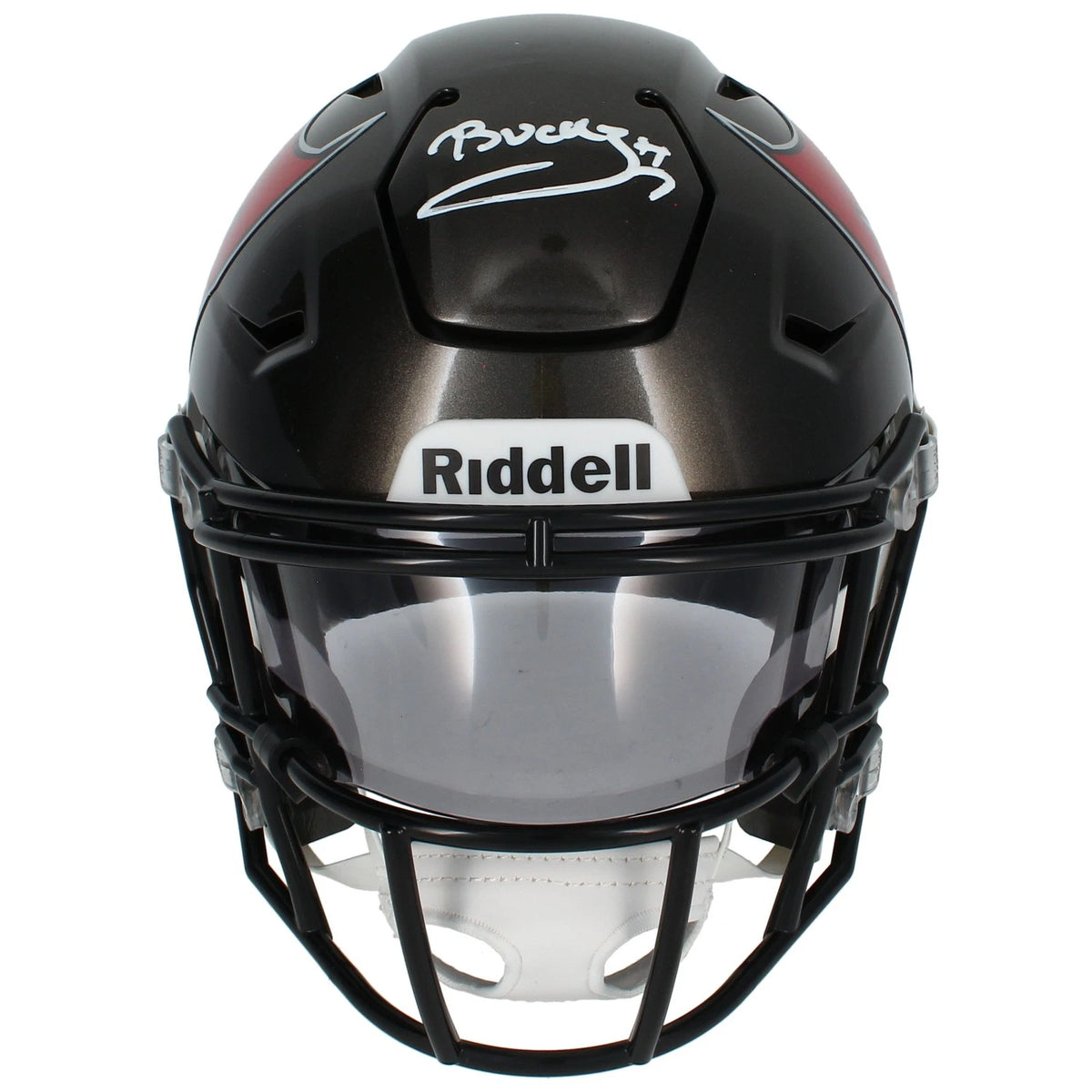 Bucky Irving Autographed Tampa Bay Buccaneers Speedflex Midi Helmet Beckett Witnessed