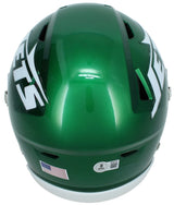 LaDainian Tomlinson Autographed New York Jets Speedflex Midi Helmet Beckett Witnessed