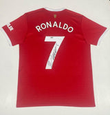 Cristiano Ronaldo Autographed Manchester United Red 2021 Adidas Jersey Fanatics