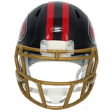 Nick Bosa Autographed San Francisco 49ers Black Rivalries Speed Mini Helmet Beckett Witnessed