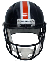 Bo Nix Autographed Denver Broncos 2023 Color Rush Speed Full Size Helmet Beckett Witnessed
