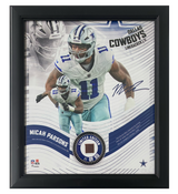 Micah Parsons Framed Dallas Cowboys 15" x 17" Game Used Football Collage LE 11/50