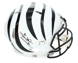 Chase Brown Autographed Cincinnati Bengals 2022 White Alternate Speed Authentic Helmet Beckett Witnessed