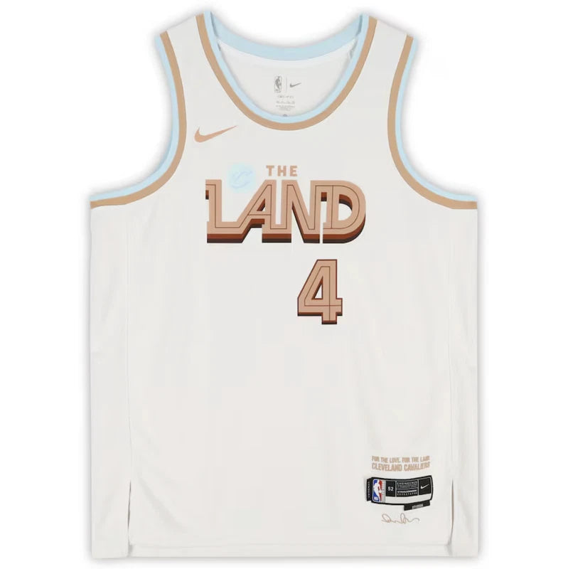 Evan Mobley Autographed Cleveland Cavaliers White Nike 2022-23 City Edition Swingman Jersey Fanatics