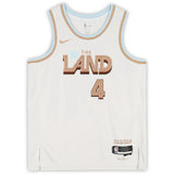 Evan Mobley Autographed Cleveland Cavaliers White Nike 2022-23 City Edition Swingman Jersey Fanatics