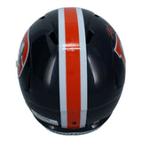 Bo Nix Autographed Denver Broncos 2023 Color Rush Speed Full Size Helmet Beckett Witnessed