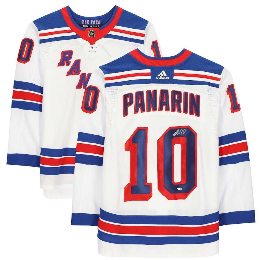 ARTEMI PANARIN Autographed New York Rangers Adidas White Authentic Jersey FANATICS
