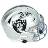 Bo Jackson Autographed Raiders Midi Speedflex Helmet JSA Witnessed
