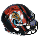 Trevor Lawrence Autographed Clemson Tigers/Jacksonville Jaguars K22 Custom Painted Rip Speed Authentic Helmet w/Visor & 3D Bumpers Fanatics