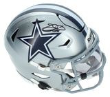 Emmitt Smith Autographed Dallas Cowboys Speedflex Midi Helmet Beckett Witnessed