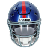 Lawrence Taylor Autographed York Giants Speedflex Midi Helmet Beckett Witnessed