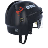 JACK HUGHES Autographed/Inscribed "2019 #1 Pick" New Jersey Devils Black Mini Helmet FANATICS