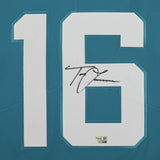 Trevor Lawrence Autographed Jacksonville Jaguars Teal Nike Limited Jersey Fanatics