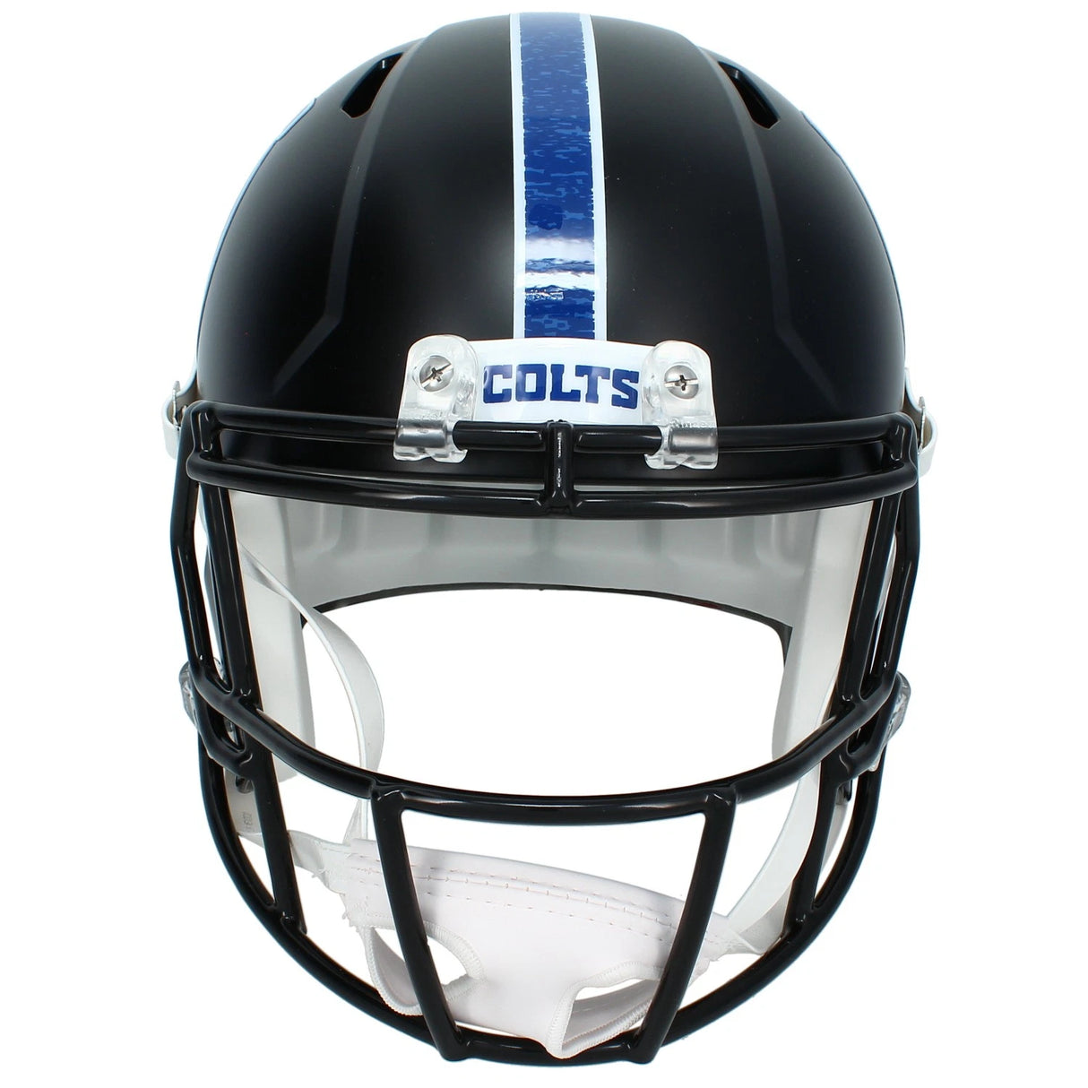 Jonathan Taylor Autographed Indianapolis Colts Black 2023 Alternate Speed Full Size Helmet Beckett Witnessed