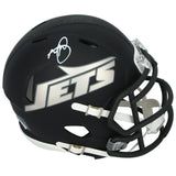 Minkah Fitzpatrick Autographed New York Jets Black Rivalries Speed Mini Helmet JSA Witnessed