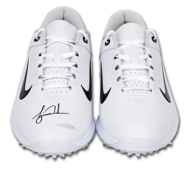 Tiger Woods Autographed Nike Air Zoom Tiger Woods 20 Golf Shoes UDA