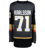 William Karlsson Autographed/Inscribed "Wild Bill" Vegas Golden Knights Black Fanatics Breakaway Jersey Fanatics Authentic