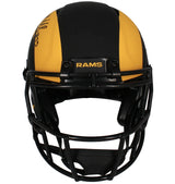 Kyren Williams/Puka Nacua Dual Autographed Los Angeles Rams Eclipse Speed Authentic Helmet Beckett/Fanatics