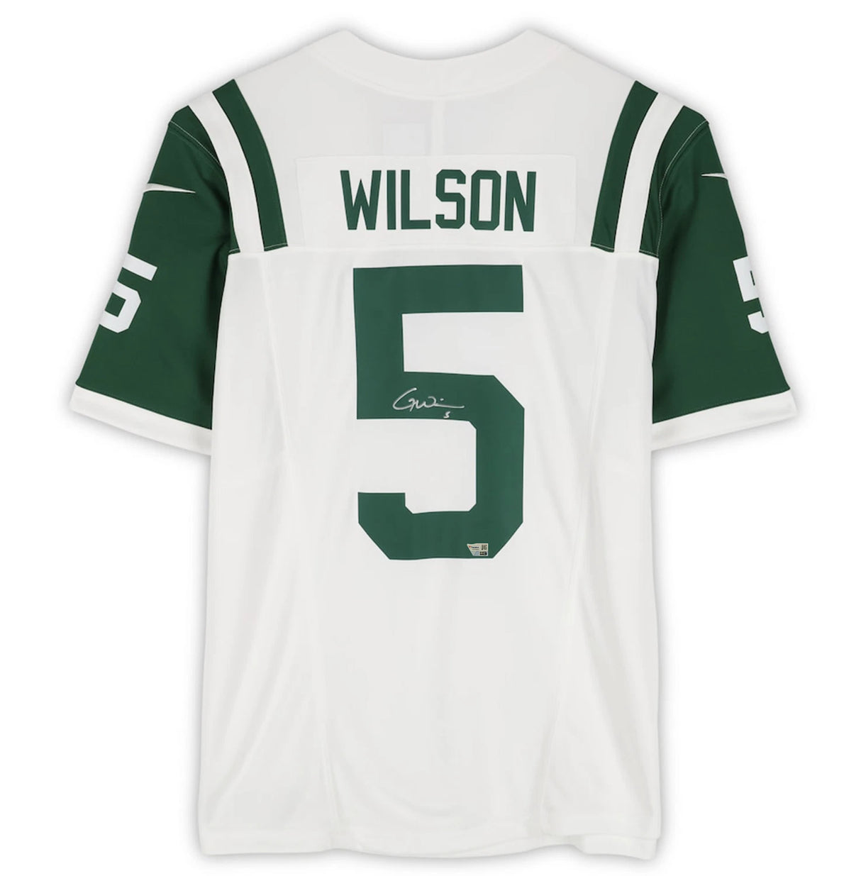 Garrett Wilson Autographed New York Jets 2024 White Nike Alternate Limited Jersey Fanatics