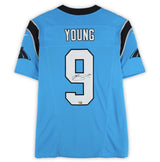 Bryce Young Autographed Carolina Panthers Blue Alternate Nike F.U.S.E. Limited Jersey Fanatics