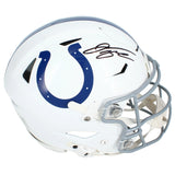 Jonathan Taylor Autographed Indianapolis Colts Speedflex Authentic Helmet Beckett Witnessed