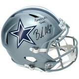Brandon Aubrey Autographed/Inscribed "AMERICA'S TEAM" Dallas Cowboys Speed Full Size Helmet Beckett Witnessed