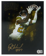 Rashid Shaheed Autographed White Alternate Uniform Over the Shoulder Catch New Orleans Saints 8" x 10" Photograph Beckett