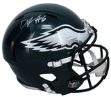 Devonta Smith Autographed Philadelphia Eagles Speed Full Size Helmet Fanatics