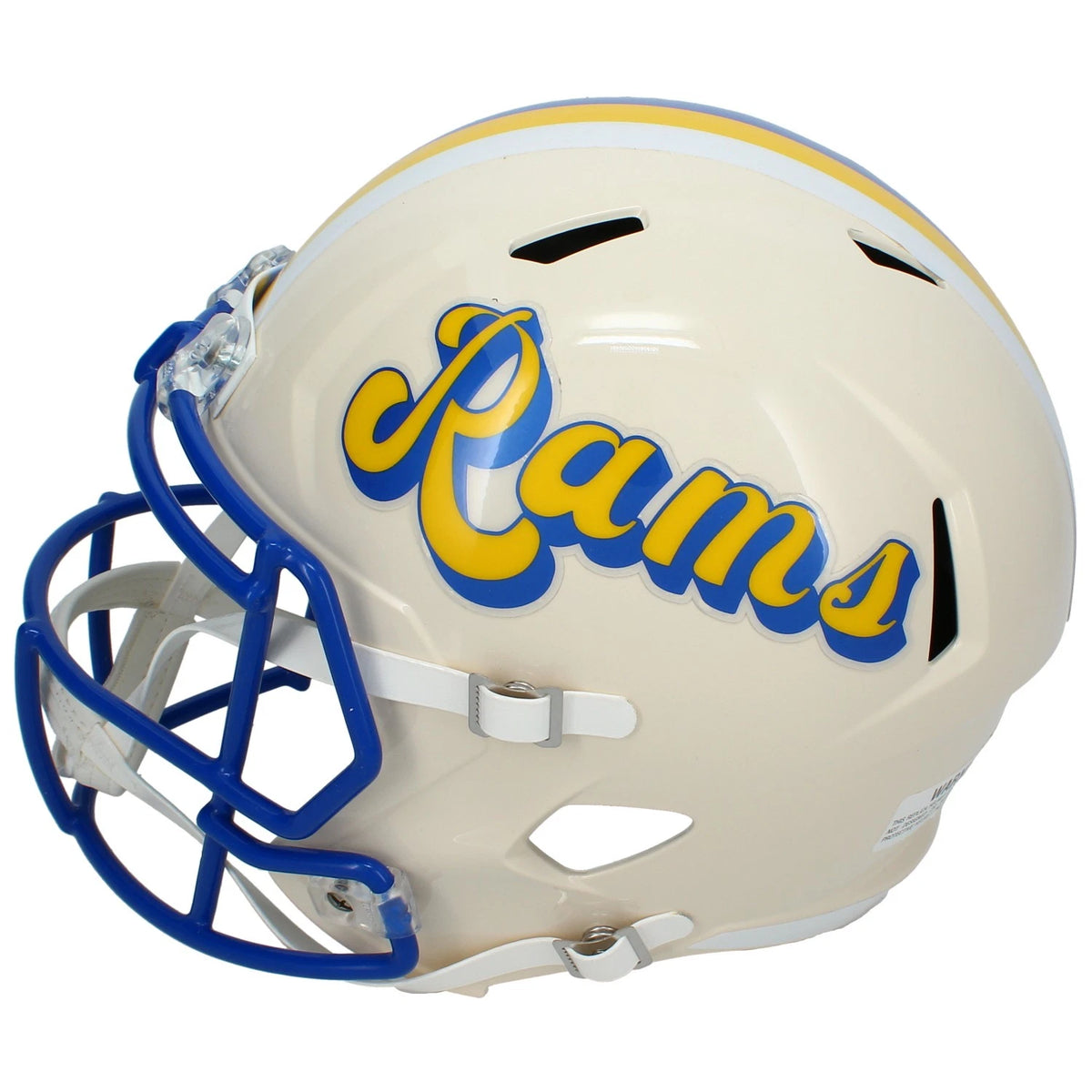 Matthew Stafford Autographed Los Angeles Rams RETRO Speed Full Size Helmet Beckett Witnessed