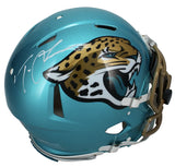 Trevor Lawrence Autographed Jacksonville Jaguars Flash Speed Authentic Helmet with Visor & 3D Bumpers Fanatics