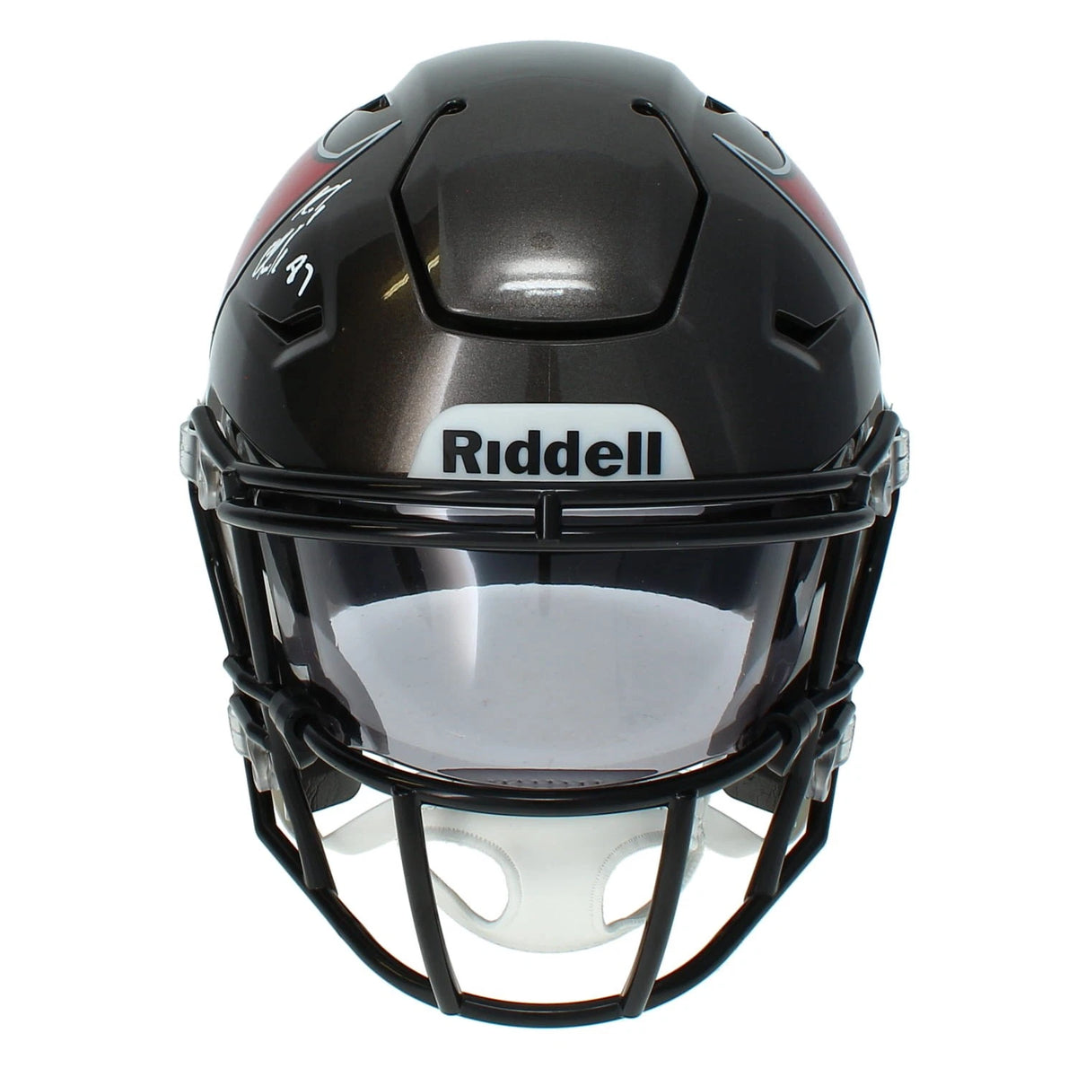 Rob Gronkowski Autographed Tampa Bay Buccaneers Speedflex Midi Helmet Radtke