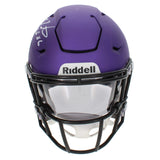 Fran Tarkenton Autographed/Inscribed "HOF 86" Minnesota Vikings Speedflex Midi Helmet Beckett Witnessed