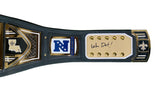 Rashid Shaheed Autographed/Inscribed "WHO DAT!" New Orleans Saints Replica Title Belt Beckett Witnessed