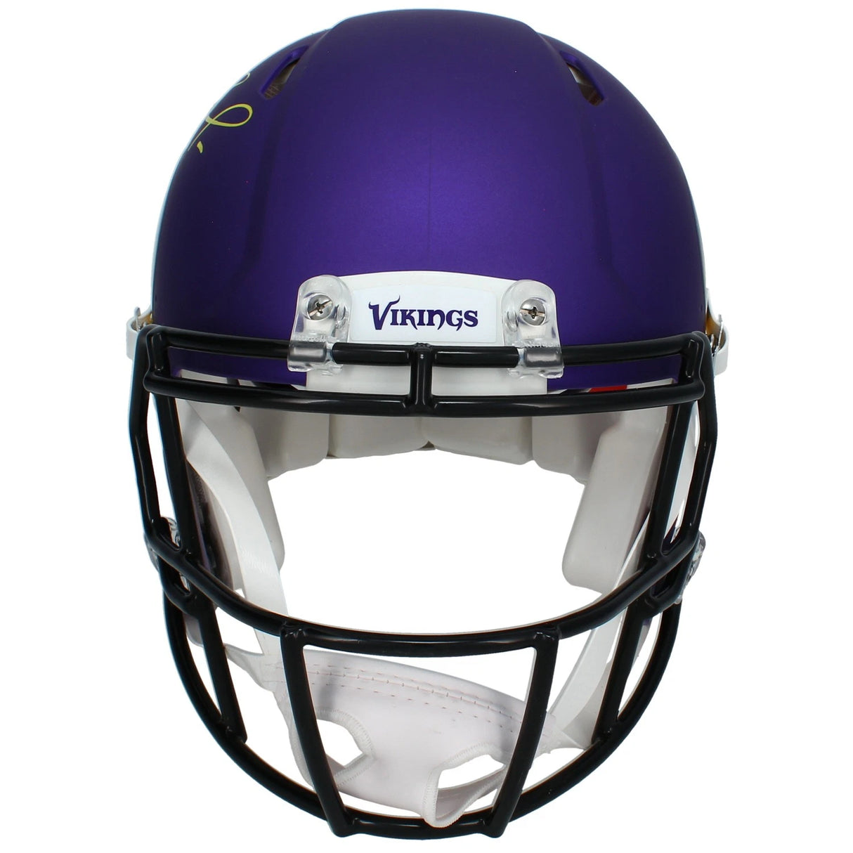 Randy Moss Autographed Minnesota Vikings Speed Authentic Helmet Beckett Witnessed