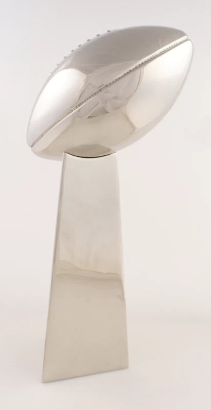 Tom Brady Autographed Tampa Bay Buccaneers Hand-Painted Cut Mini Lombardi Trophy LE 1/12