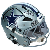 Emmitt Smith Autographed Dallas Cowboys Axiom Authentic Helmet Beckett Witnessed
