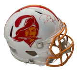 Tom Brady Autographed Tampa Bay Buccaneers Throwback Speed Authentic Helmet Fanatics