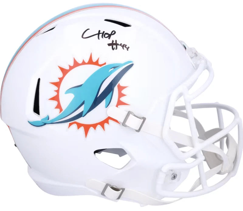 Chop Robinson Autographed Miami Dolphins Speed Full Size Helmet Fanatics