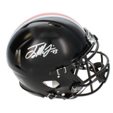 Terry McLaurin Autographed Ohio State Buckeyes Black Alternate Speed Authentic Helmet Beckett Witnessed
