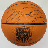 MICHAEL JORDAN Autographed Hall of Fame Logo Engraved Official NBA Spalding Basketball UDA LE 53/223