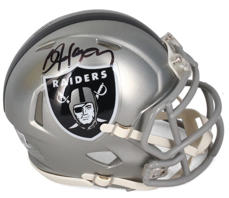 Bo Jackson Autographed Los Angeles Raiders Flash Speed Mini Helmet Beckett Witnessed