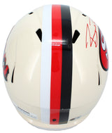 Brock Purdy Autographed San Francisco 49ers RETRO Speed Full Size Helmet Beckett Witnessed