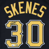 Paul Skenes Autographed Pittsburgh Pirates Black Nike Replica Jersey Fanatics