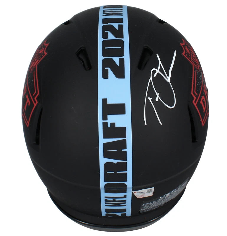 Trevor Lawrence Autographed/Inscribed "#1 Pick" 2021 Draft Logo Speed Authentic Helmet Fanatics